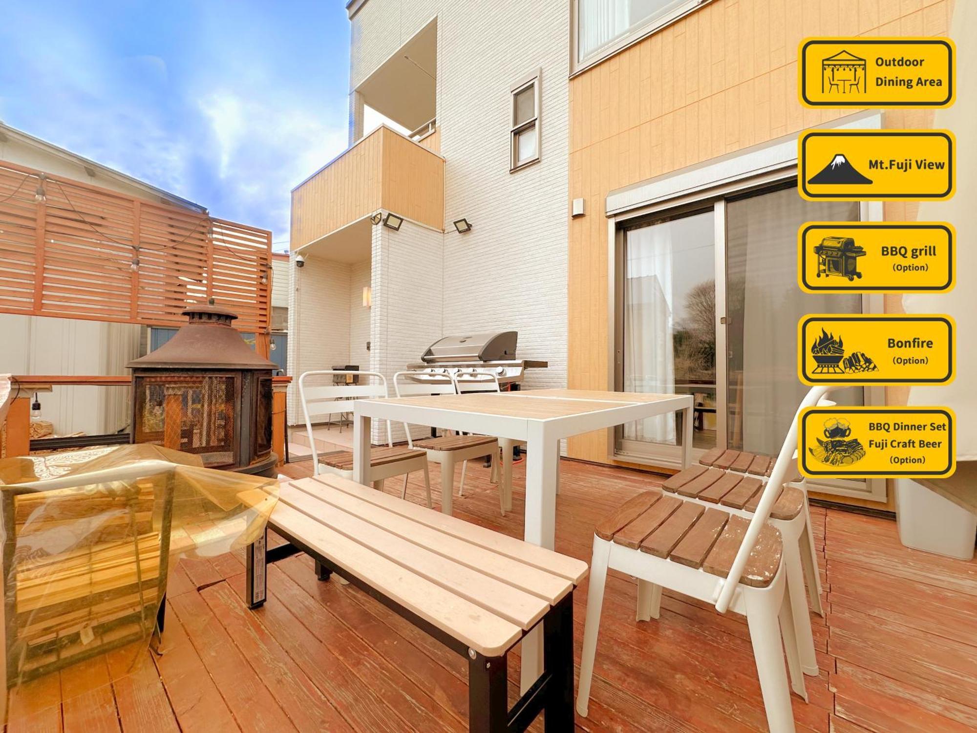 ヴィラ山間堂grandvilla Mt Fuji View Bbq Bonfire Annovillas Sankando ฟูจิคาวากุจิโกะ ภายนอก รูปภาพ